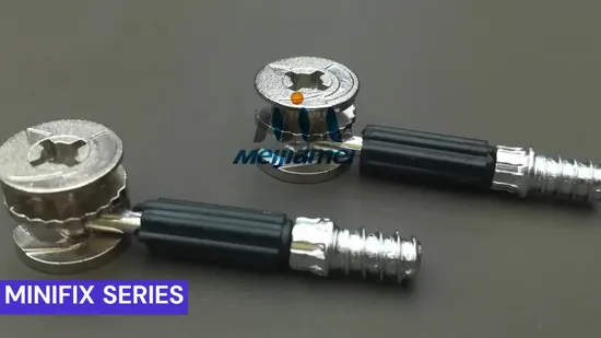 Minifix Cam Lock Parafuso Prendedor Conector Acessórios para móveis